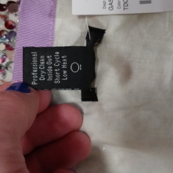 🆕️✨️HTF J. Crew Collection✨️- Silver/Purple Sequin Faux Wrap Skirt - Picture 12 of 15